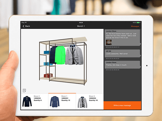 ShopSape mocking up what your new season retail fashion products would look like instore